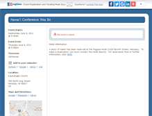 Tablet Screenshot of ahaiki.ezregister.com