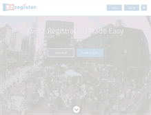 Tablet Screenshot of ezregister.com