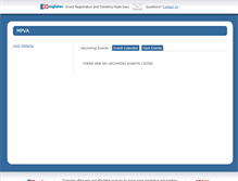 Tablet Screenshot of mpva.ezregister.com