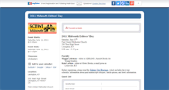 Desktop Screenshot of editorsday.ezregister.com
