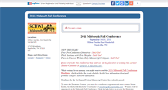 Desktop Screenshot of 2011midsouthfallconference.ezregister.com