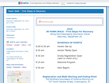 Tablet Screenshot of hawkwalk2010.ezregister.com