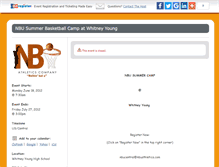 Tablet Screenshot of nbusummerbasketballcamp.ezregister.com