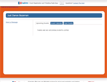 Tablet Screenshot of justdancebozeman.ezregister.com