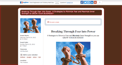 Desktop Screenshot of breakingthroughfear2012.ezregister.com